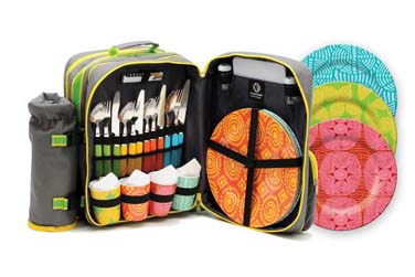 Blanket Picnic Set wPlates-376