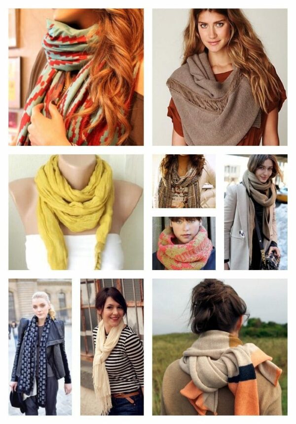 How To Wrap A Scarf 36 Ways To Wear A Scarf Lady and the Blog