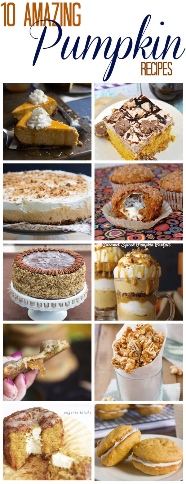 10 Pumpkin Themed Dessert Recipes: You're Welcome - Lady and the Blog