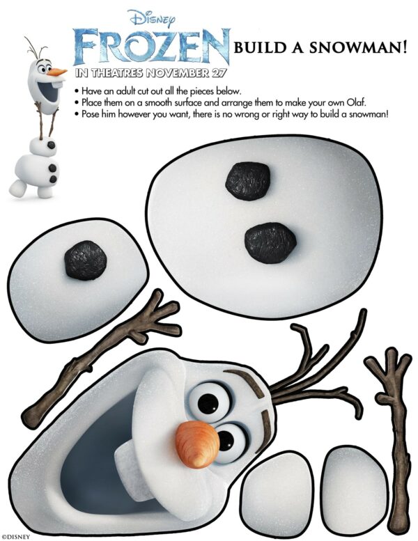 Disney's Frozen Printables: Free Downloads For The Kids - Lady and the Blog