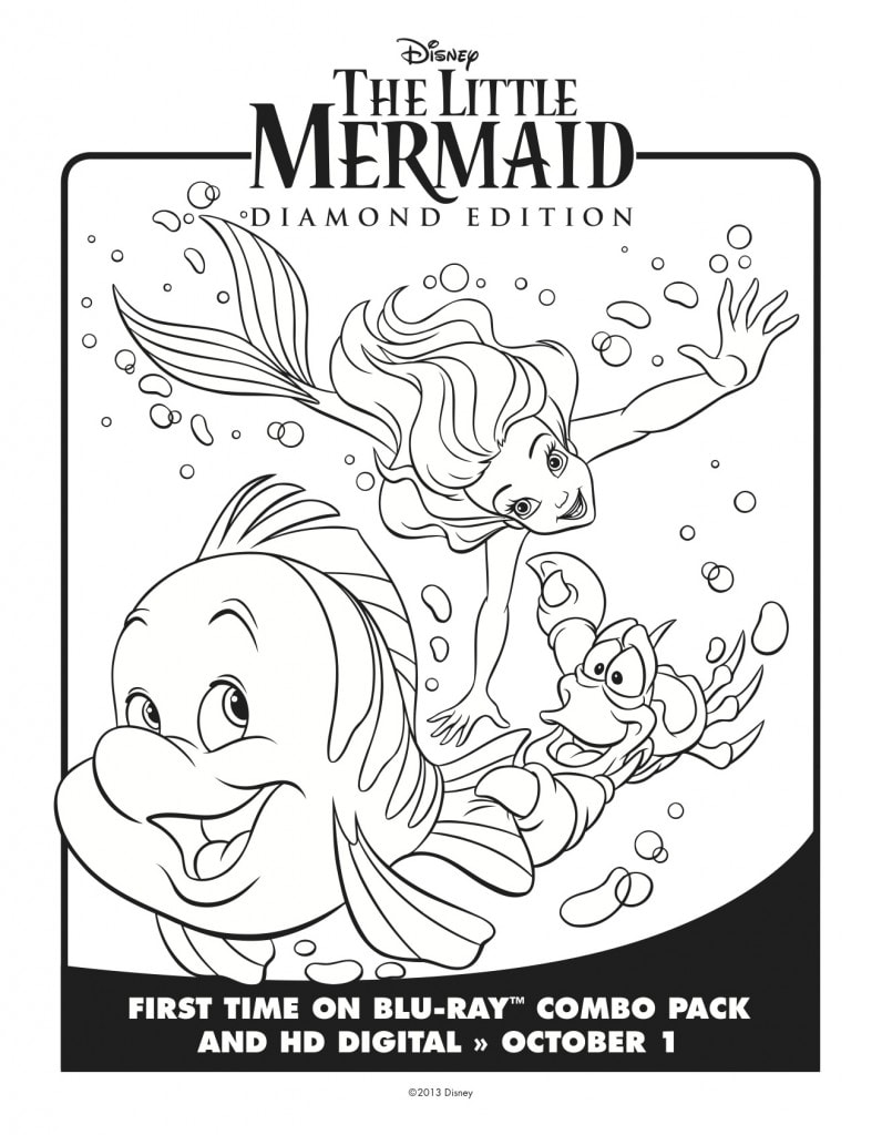 Little Mermaid Coloring Pages