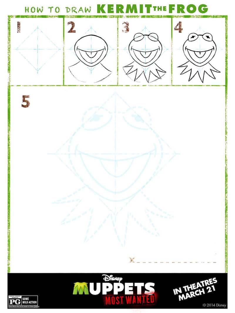 How To Draw The Muppets: Kermit The Frog