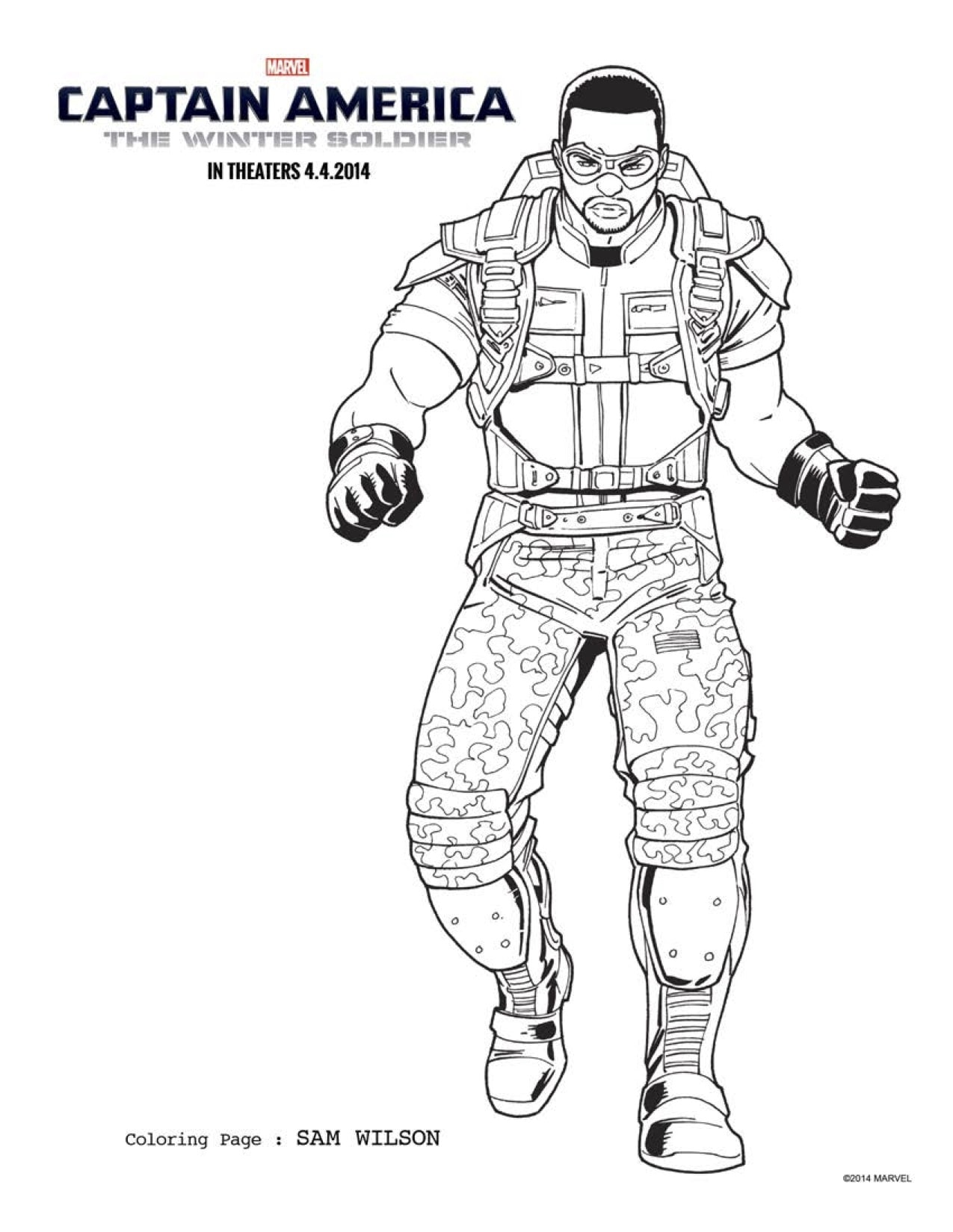 free captain america 2 coloring pages printables here