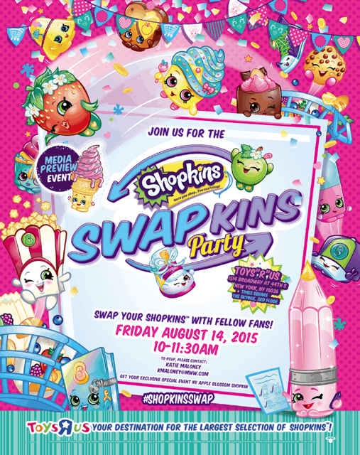 Toys R Us Shopkins Event - Shopkins Swapkins