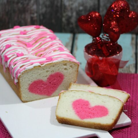 Vanilla Strawberry Loaf Heart Cake Recipe: Perfect For Valentine's Day