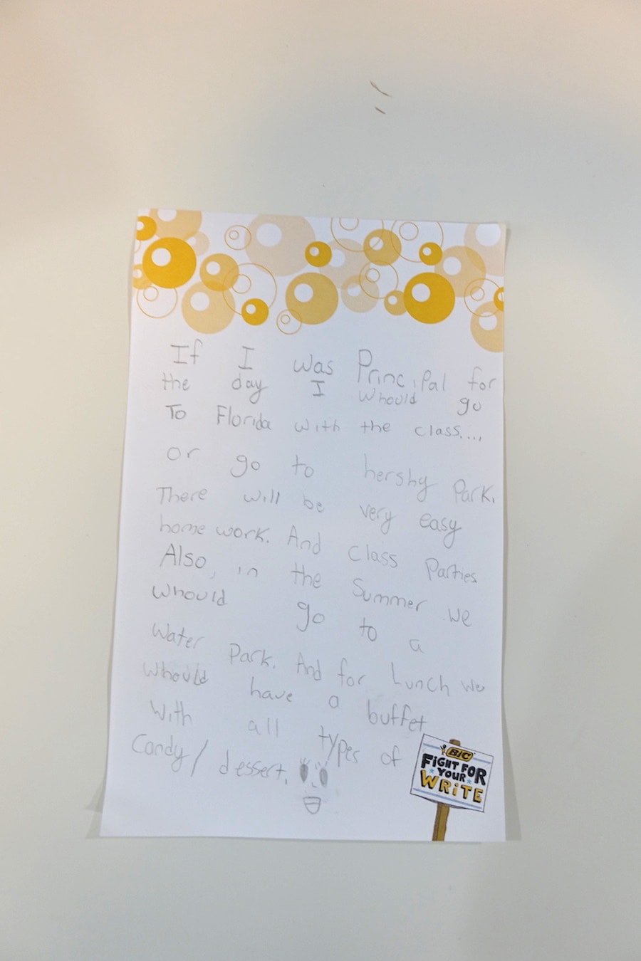 Bic Principal Contest 2