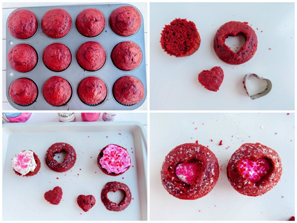 how to make valentines cupcakes
