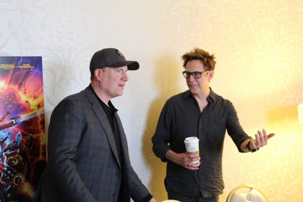 Guardians of the Galaxy James Gunn and Kevin Feige