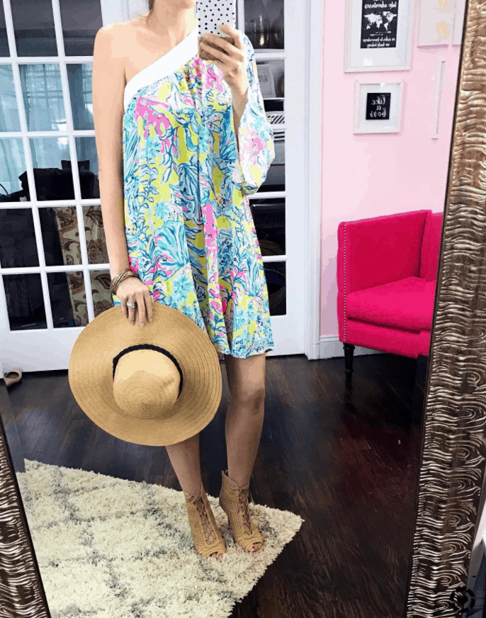 Lilly Pulitzer Shealyn Cover-Up: Lemon Drop Swim Up #50DressesForSpring