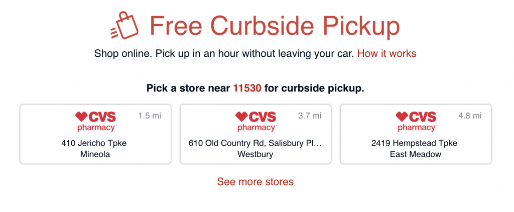 CVS Curbside Pickup: Changing The Way Your Shop