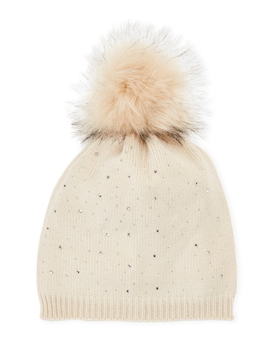 C-Lective Studded Faux Fur Pom-Pom Hat: Today's Obsession - Lady and ...