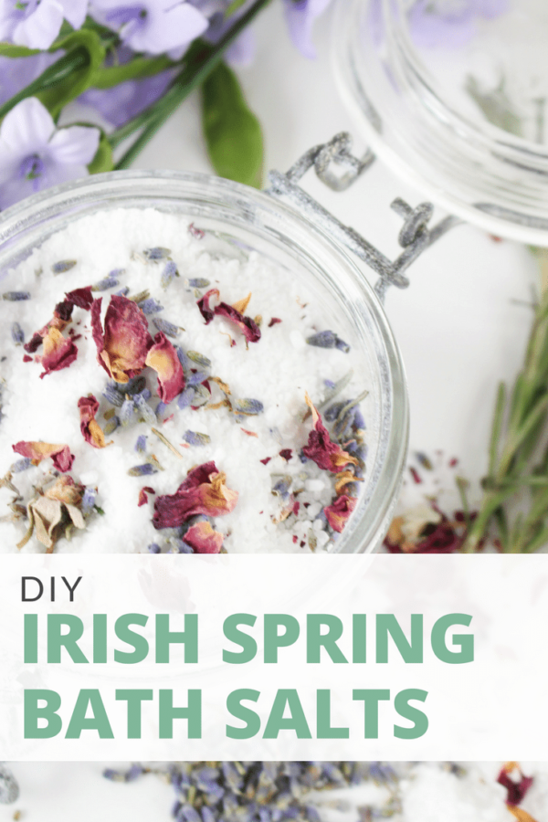 Bath Salt Recipe Made With Dried Herbs