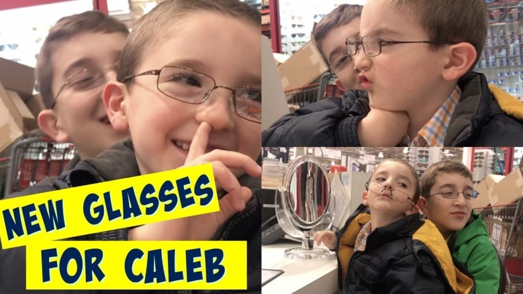 new glasses for my son