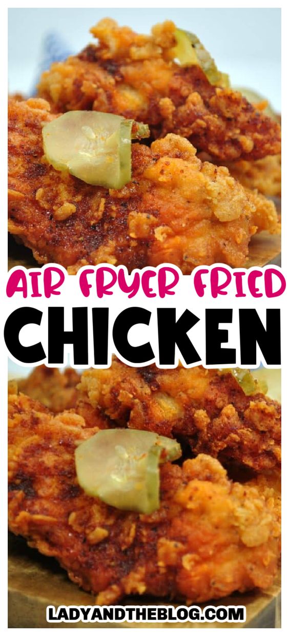 BEST Air Fryer Fried Chicken - Crispy and Delicious! - Kristine's