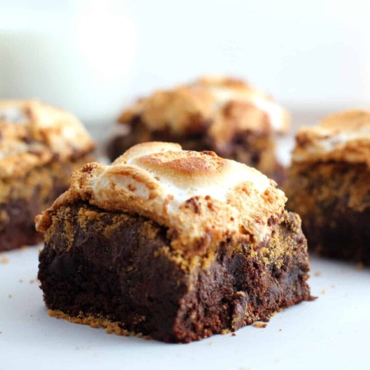 Gluten Free S’more Brownie Bars Recipe