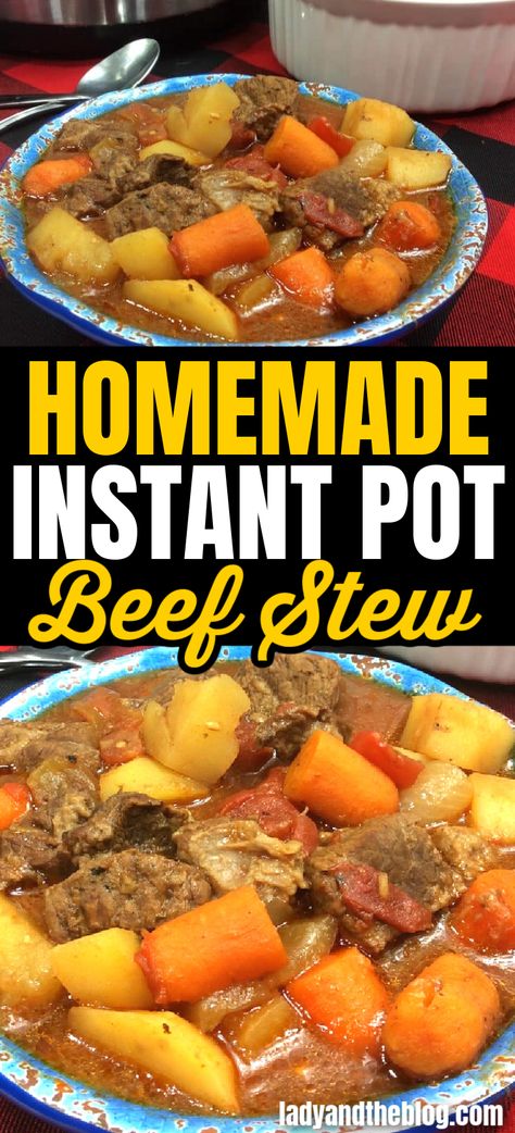 Instant pot beef stew recipe easy hot sale