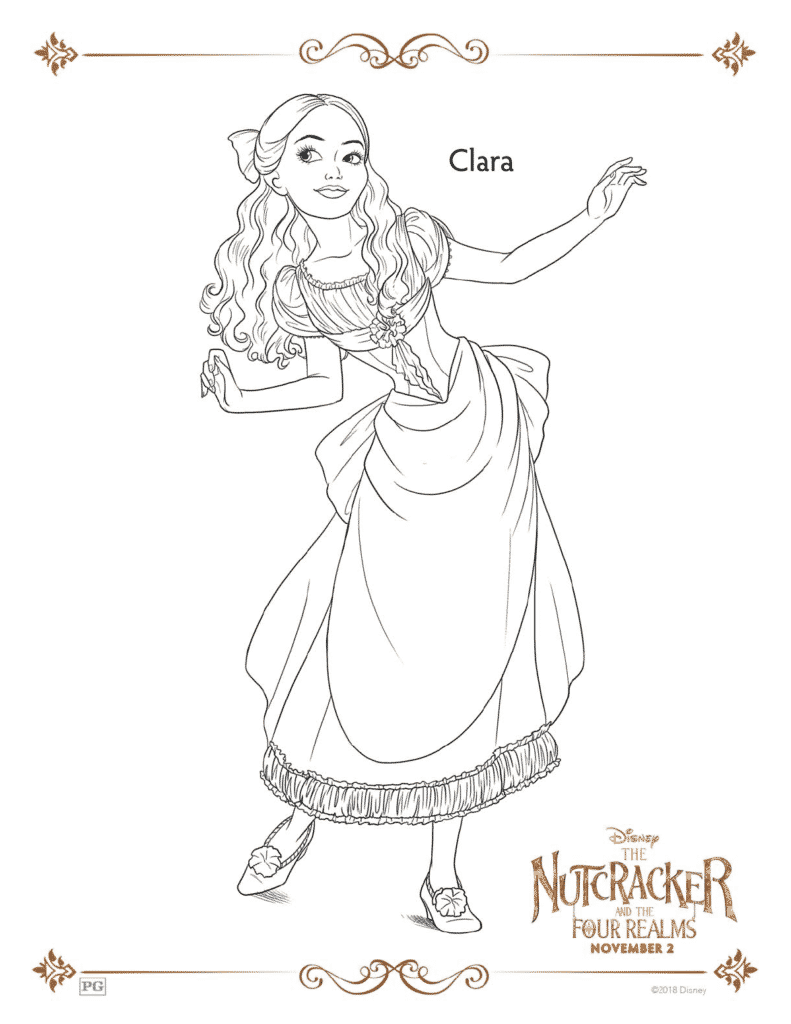 The Nutcracker And The Four Realms Free Coloring Pages - 30 Printables To Download 