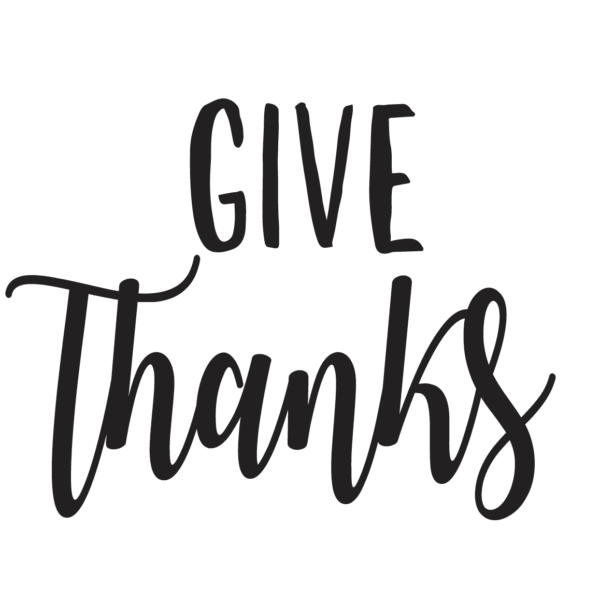 Free Thanksgiving Printables Download - Give Thanks Decoration