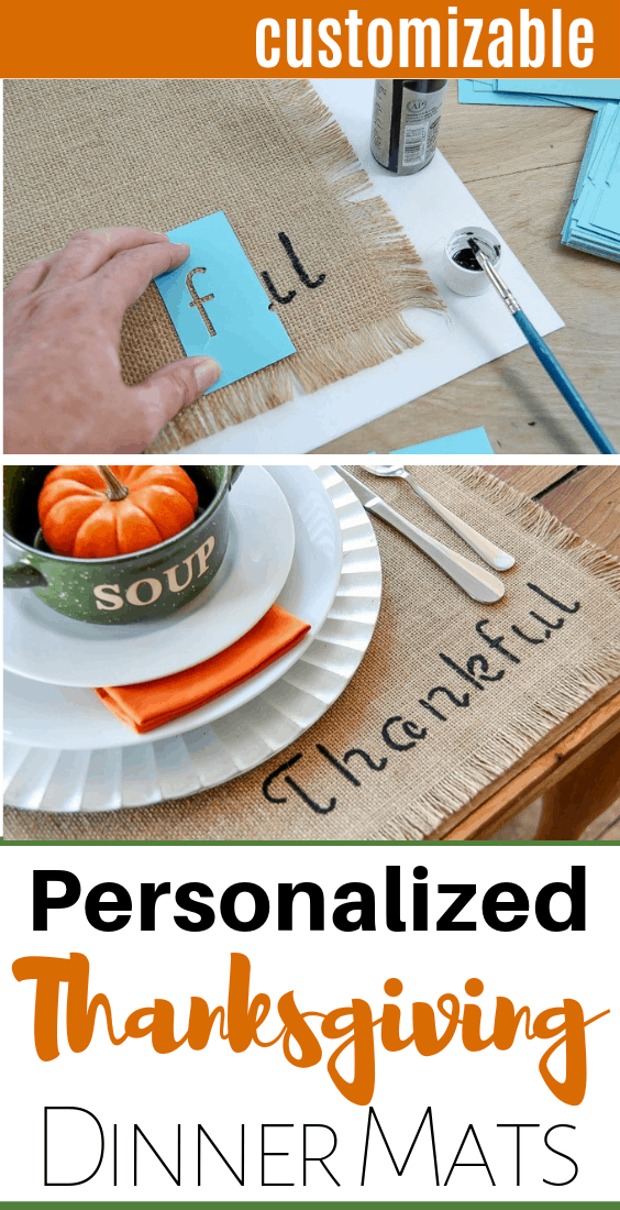 Homemade Thanksgiving Decorations - Personalize Placemats For Your Table