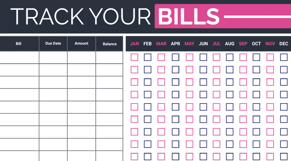 track your bills