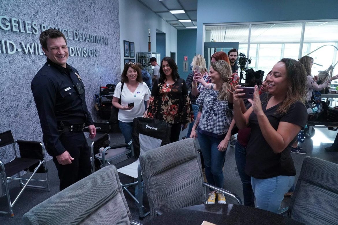 The Rookie Set Visit And Tour - ABC Behind The Scenes Photos - Lady and ...