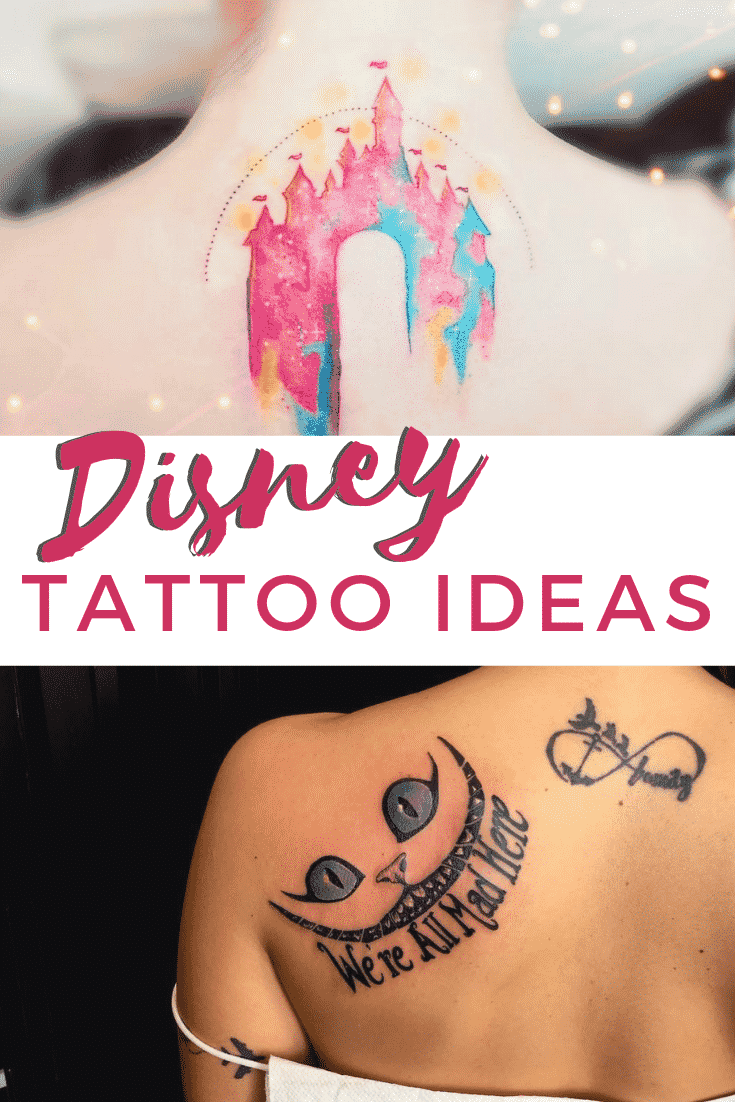 simple disney tattoos men