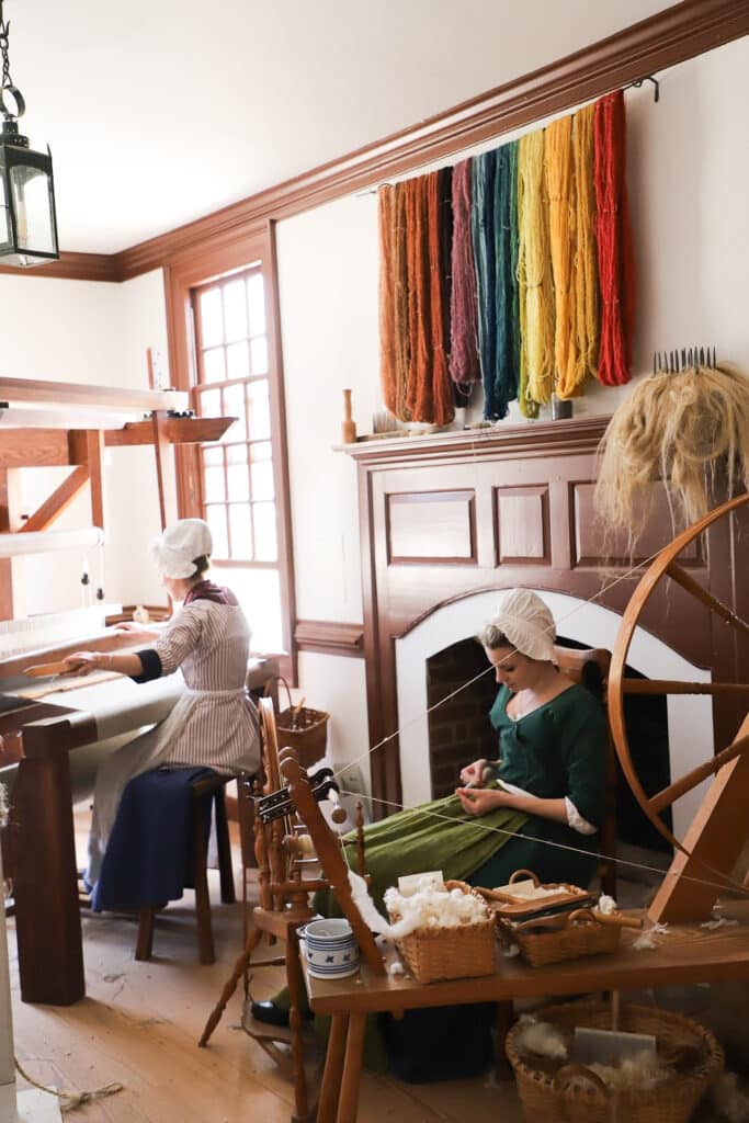 Colonial Williamsburg Weaving Fabric