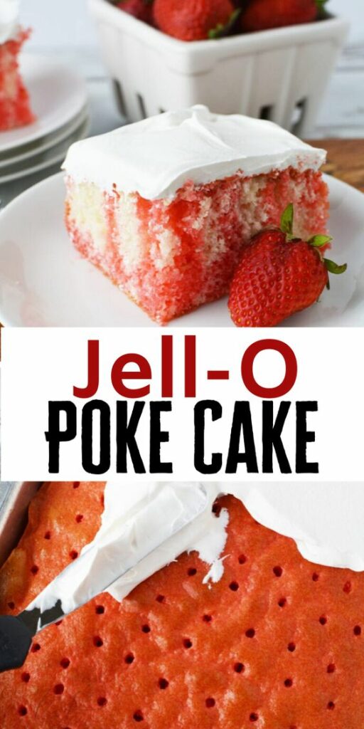 strawberry jello cake recipe
