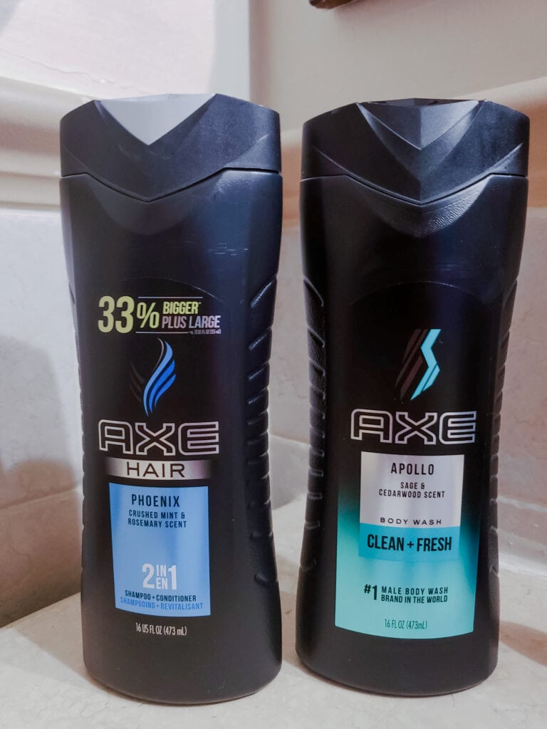 axe teen shower essentials