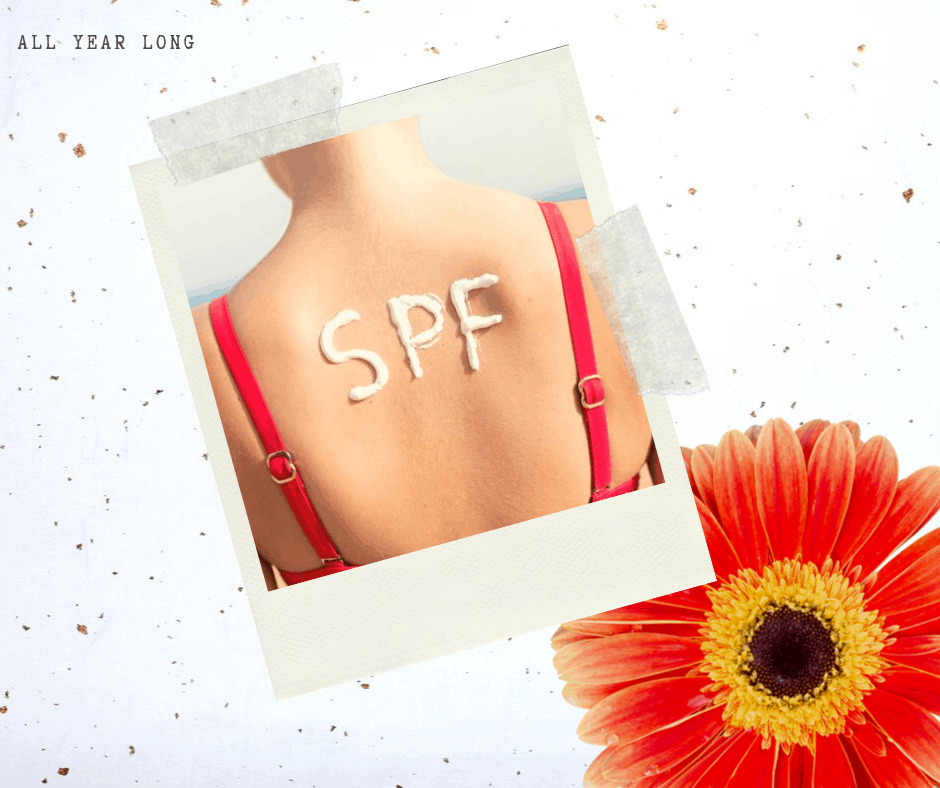 spf helps with radiant skin and no wrinkles