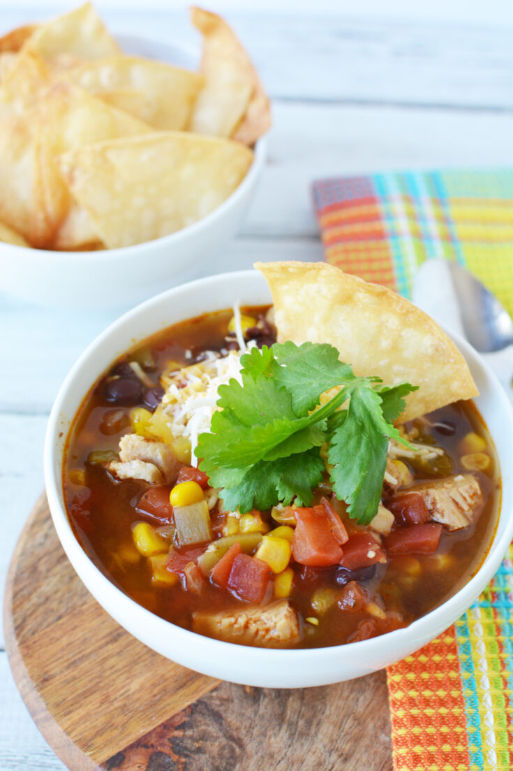 Easy Chicken Tortilla Soup Recipe