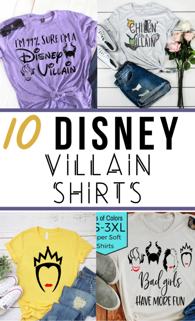 10 Disney Villain Shirts For Women Lady and the Blog