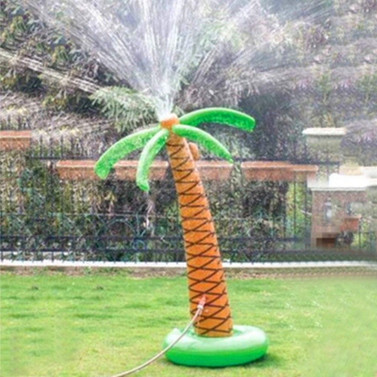 Soyoekbt Inflatable Palm Tree Yard Sprinkler Toy,Kids Spray Water Toy