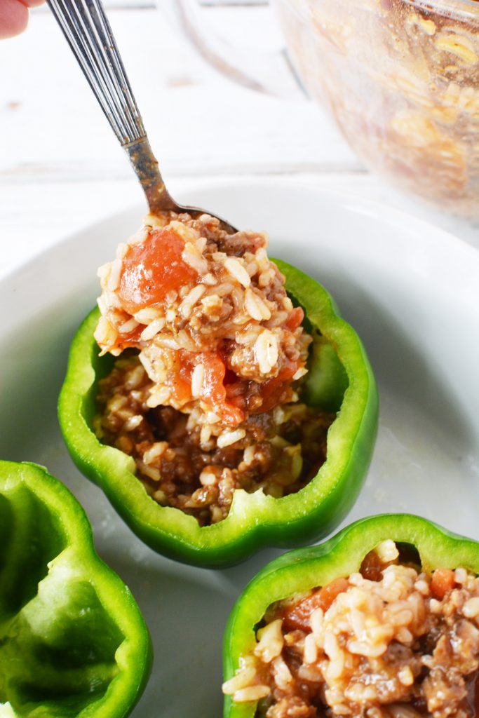 Classic Stuffed Bell Peppers Recipe With Ground Beef And Mozzarella