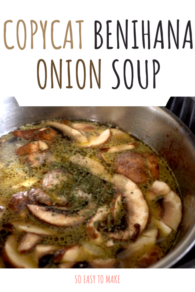 benihana onion soup
