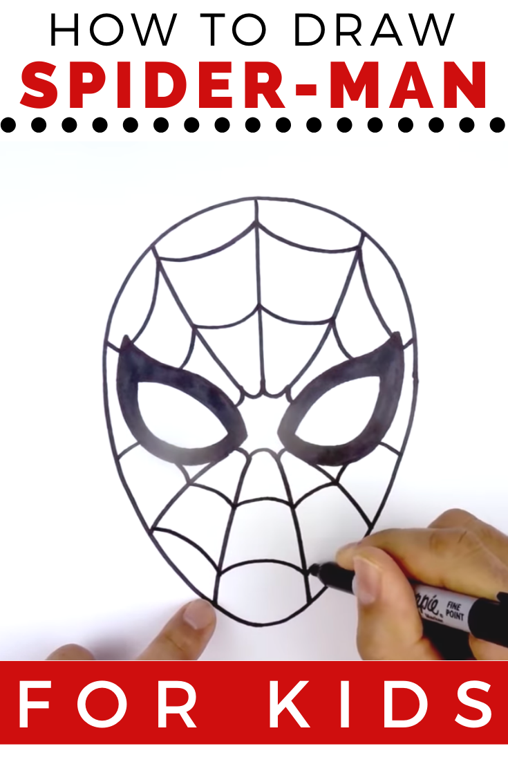 10 Easy Video Spiderman Drawing Tutorials For Kids