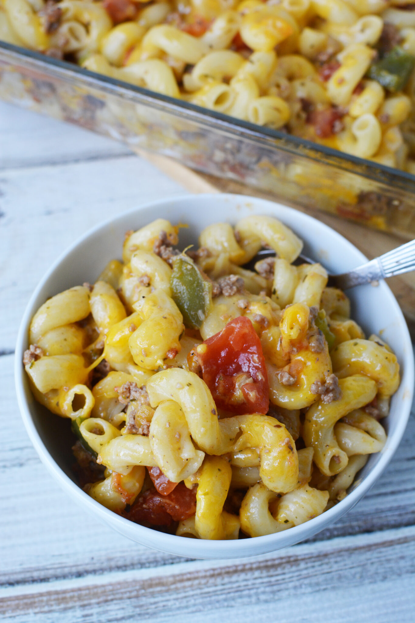 Hamburger Mac And Cheese Casserole