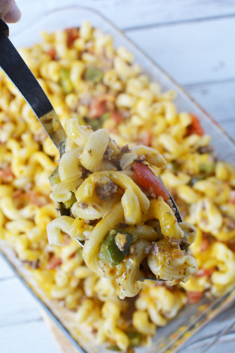 Hamburger Mac and Cheese Casserole