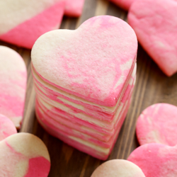 Image for Baked by Rachel &raquo; Marbled Valentine Sugar Cookies