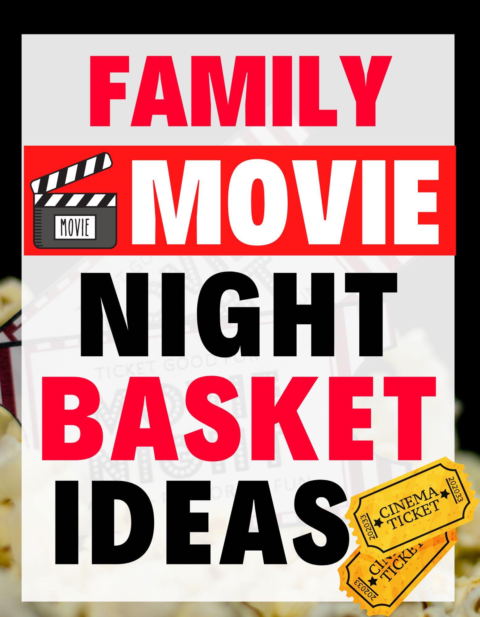 10 Family Movie Night Gift Basket Ideas - Must-Have Items