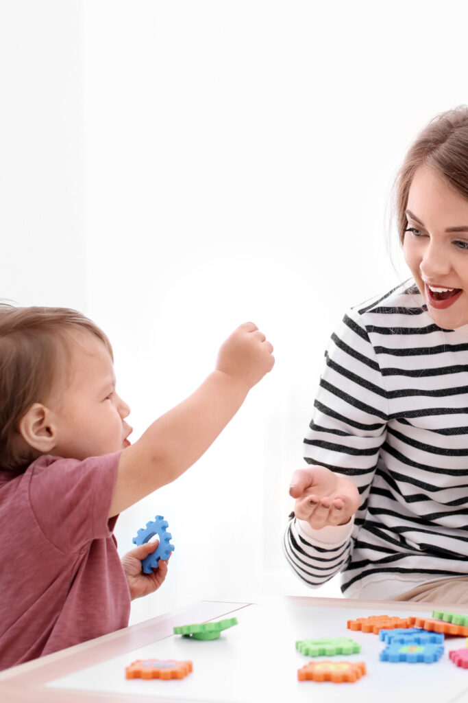 Age-appropriate games and crafts