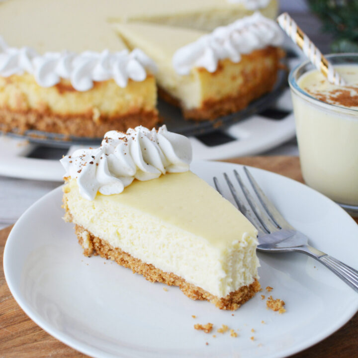 eggnog cheesecake