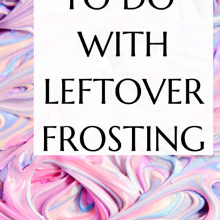 what to do with leftover frosting