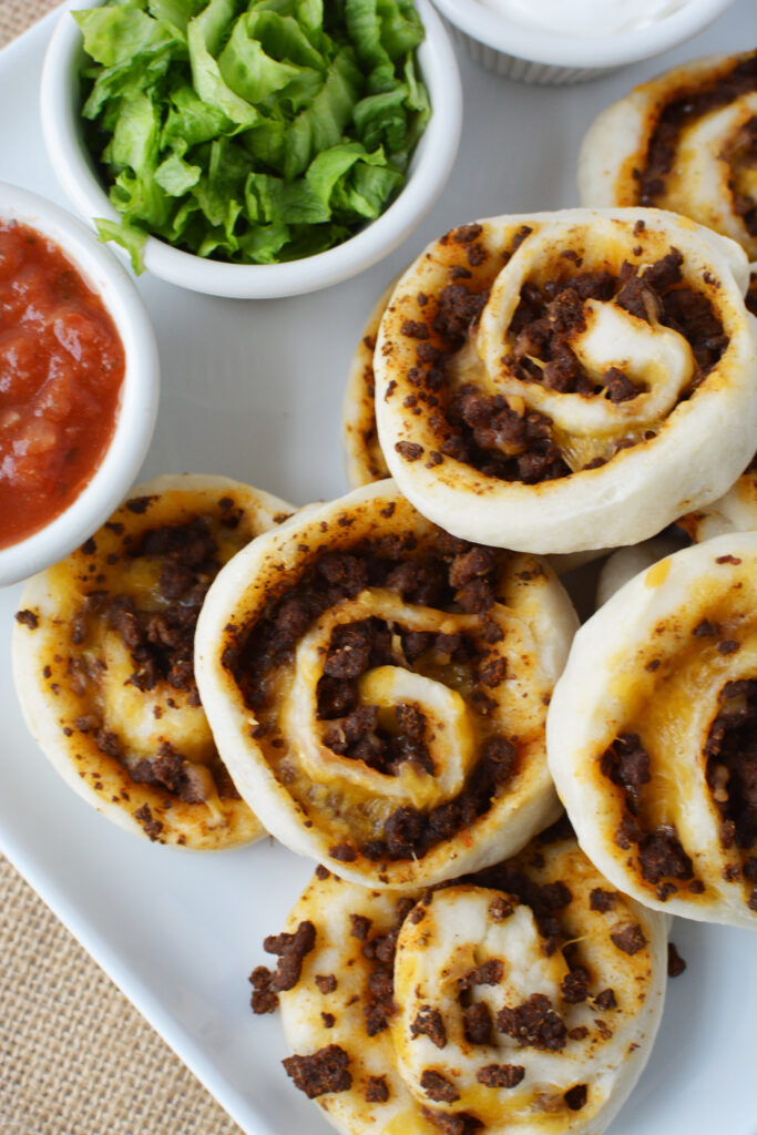 Cheesy Taco Pizza Bites