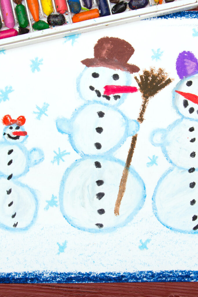 snowman art