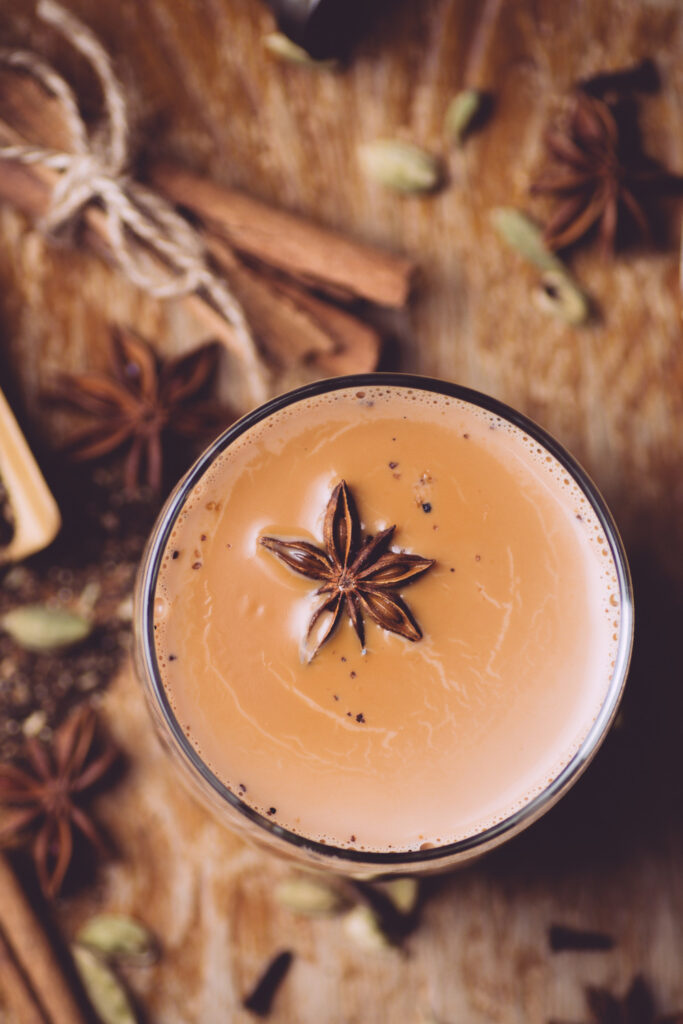 spiced chai latte