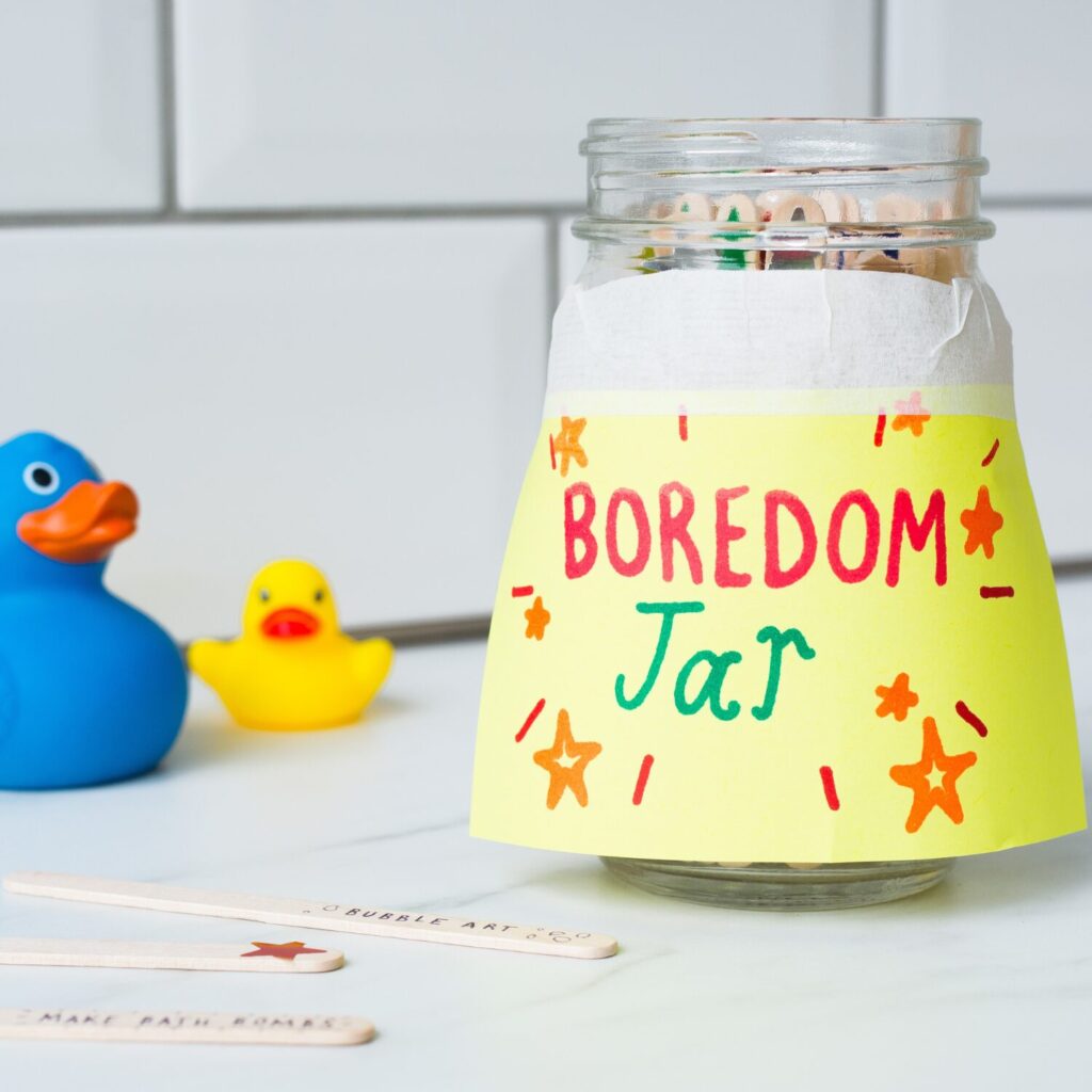 boredom jar ideas