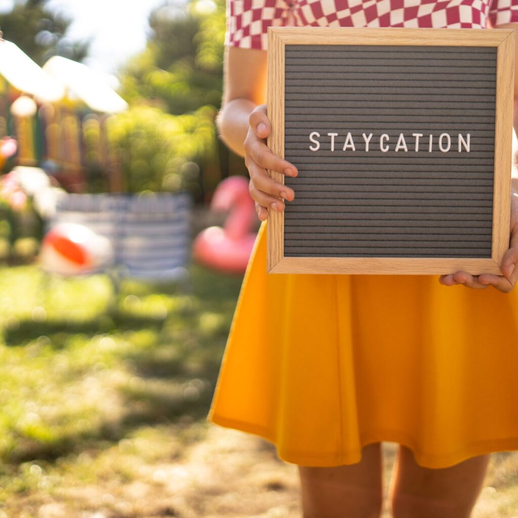 low budget staycation