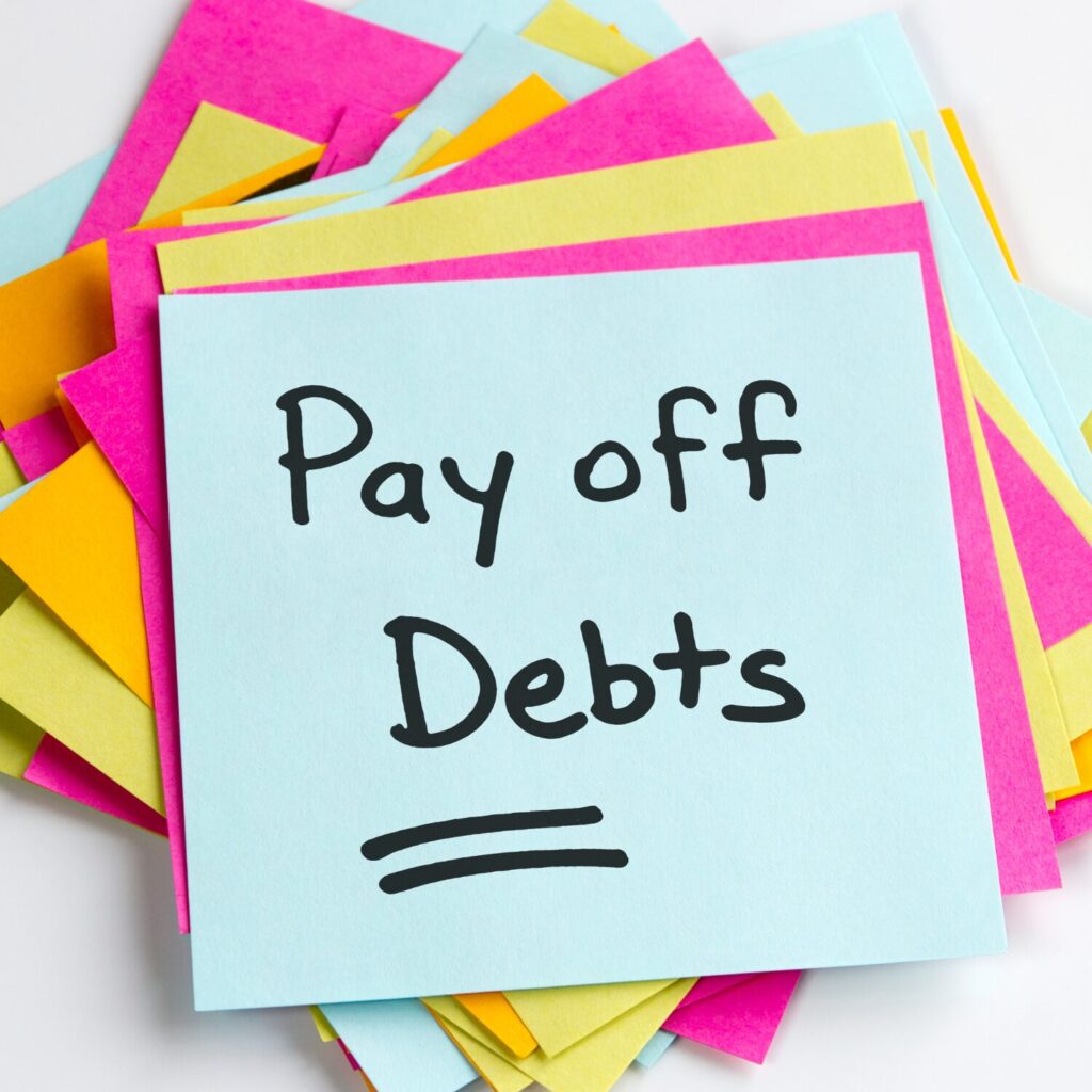 pay off debts