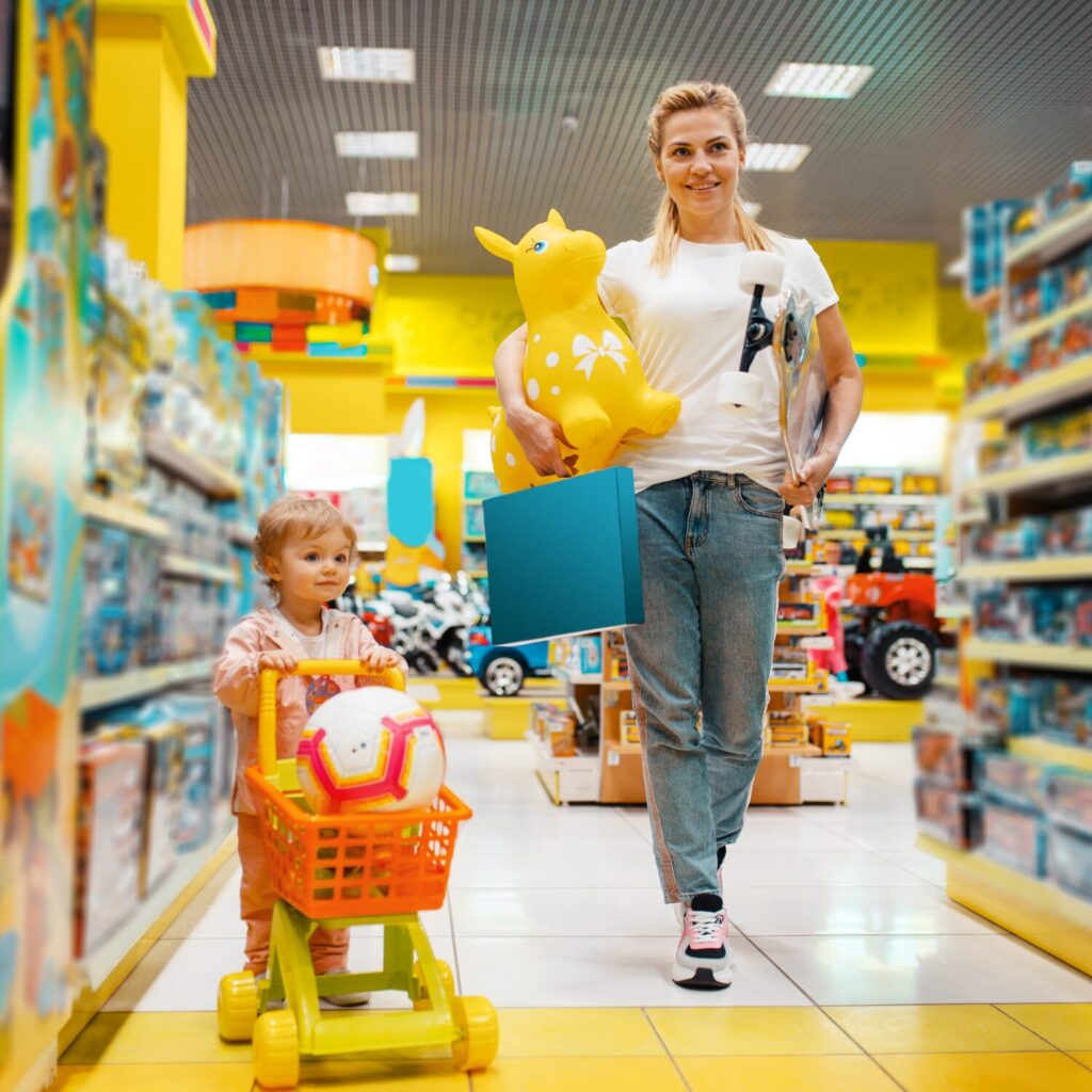 mom shopping